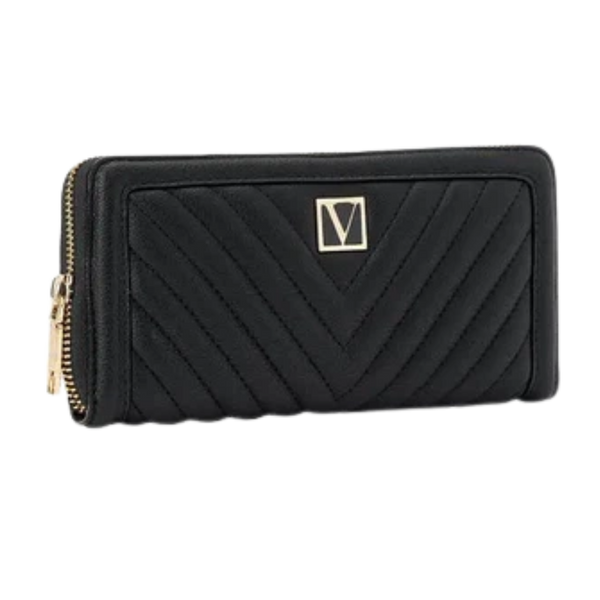 Гаманець Victoria's Secret Large Wallet with Zip Black Large Wallet with Zip фото