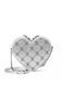 Срібляста сумка Victoria's Secret heart crossbody bag silver зі стразами 200350875 фото 1
