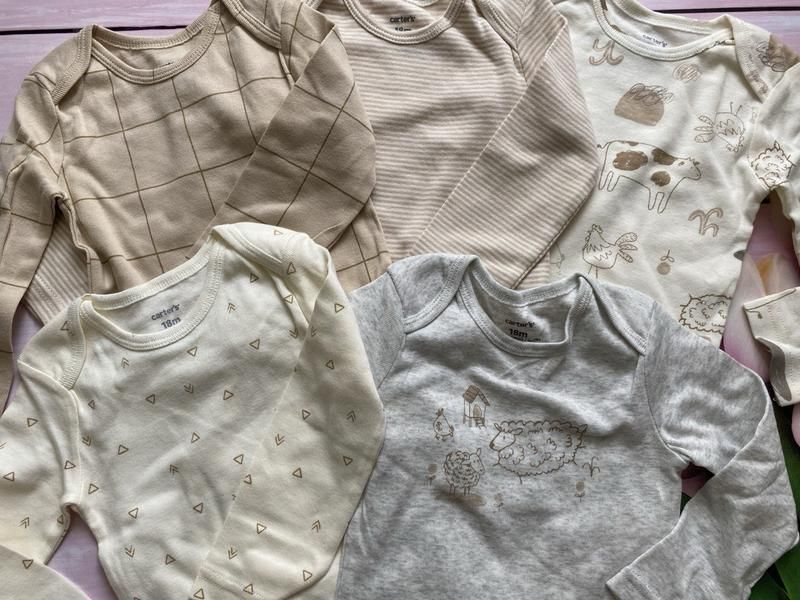 Боді з довгим рукавом carters розмір 18м 203035982 фото